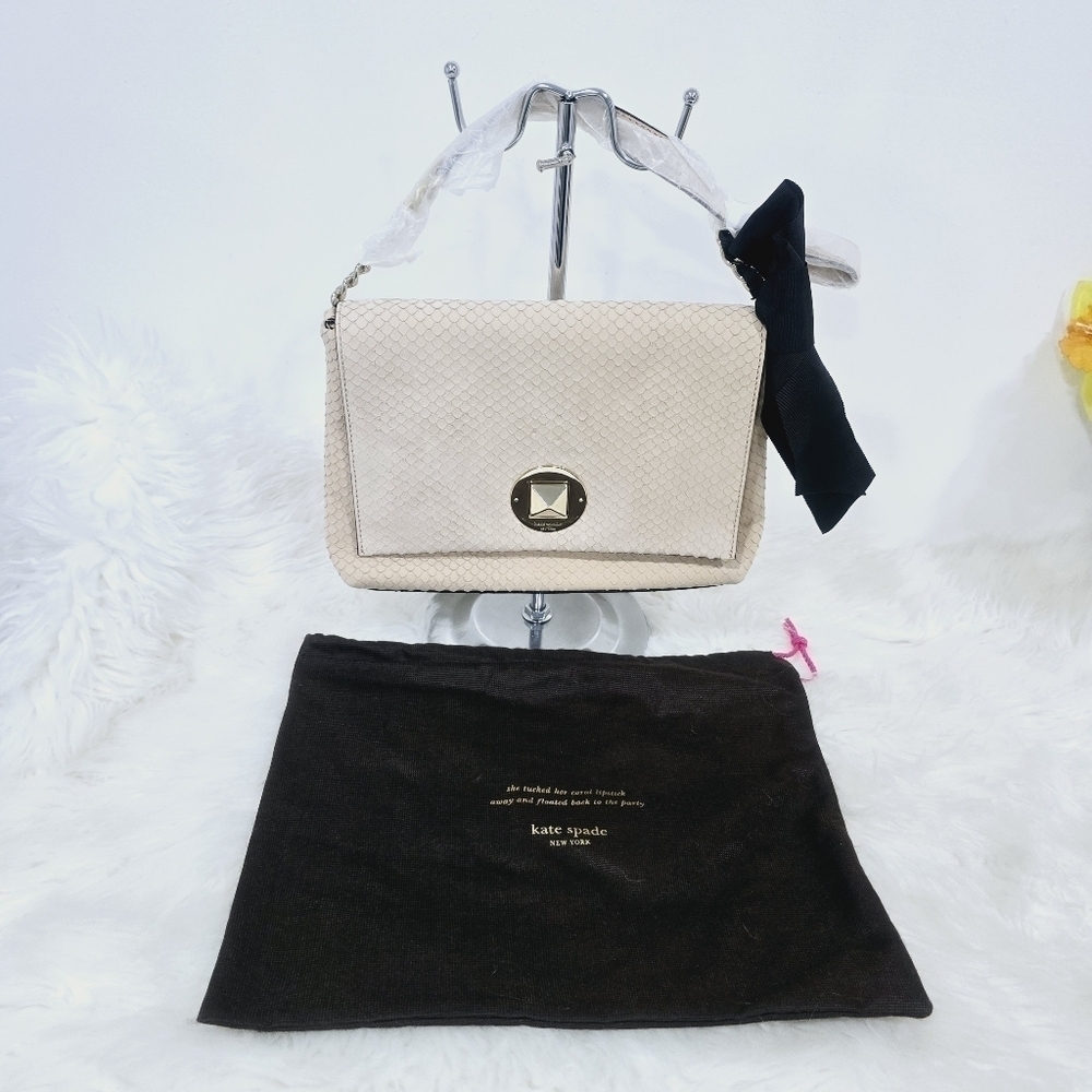Kate Spade Windsor Palace Leather Snakeskin Bag new without tag